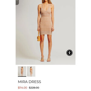 New Torn by Ronny Kobo Mira Dress Size XS, $228